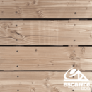lame terrasse DOUGLAS - 26 x 145 mm - 3,00 ml - 1 face bombée - Hors aubier